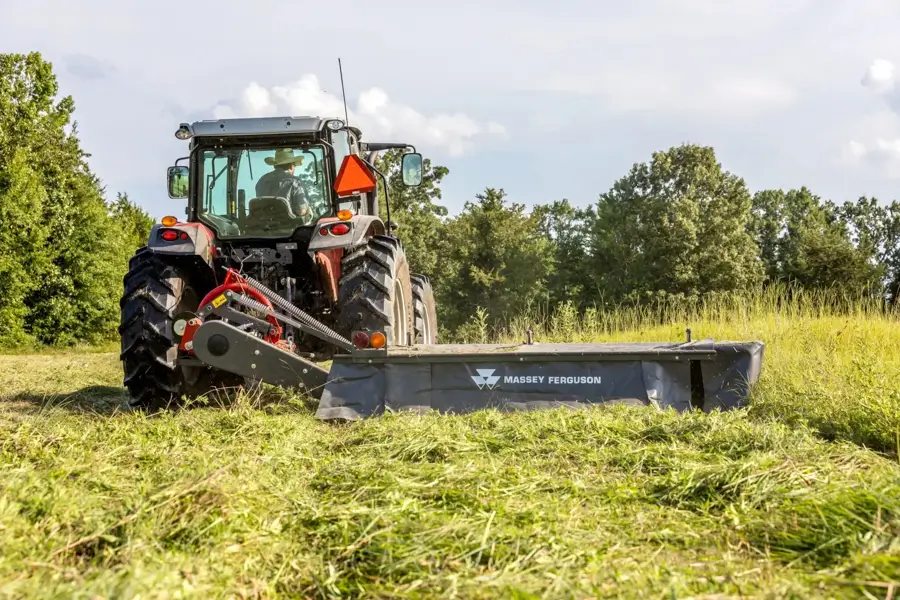 Massey Ferguson Tractor In Field